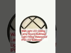 Wall Light LED Ceiling Lamp Round Bulkhead Light Fitting Waterproof IP65 LED Bulkhead