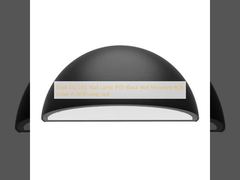 Dark Sky LED Wall Lamp IP65 Black Wall Mounted IK06 Loop-in And Loop-out